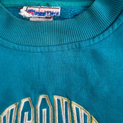 Vintage Jacksonville Jaguars NFL Apex One Embroidered Graphic Logo Crewneck - L