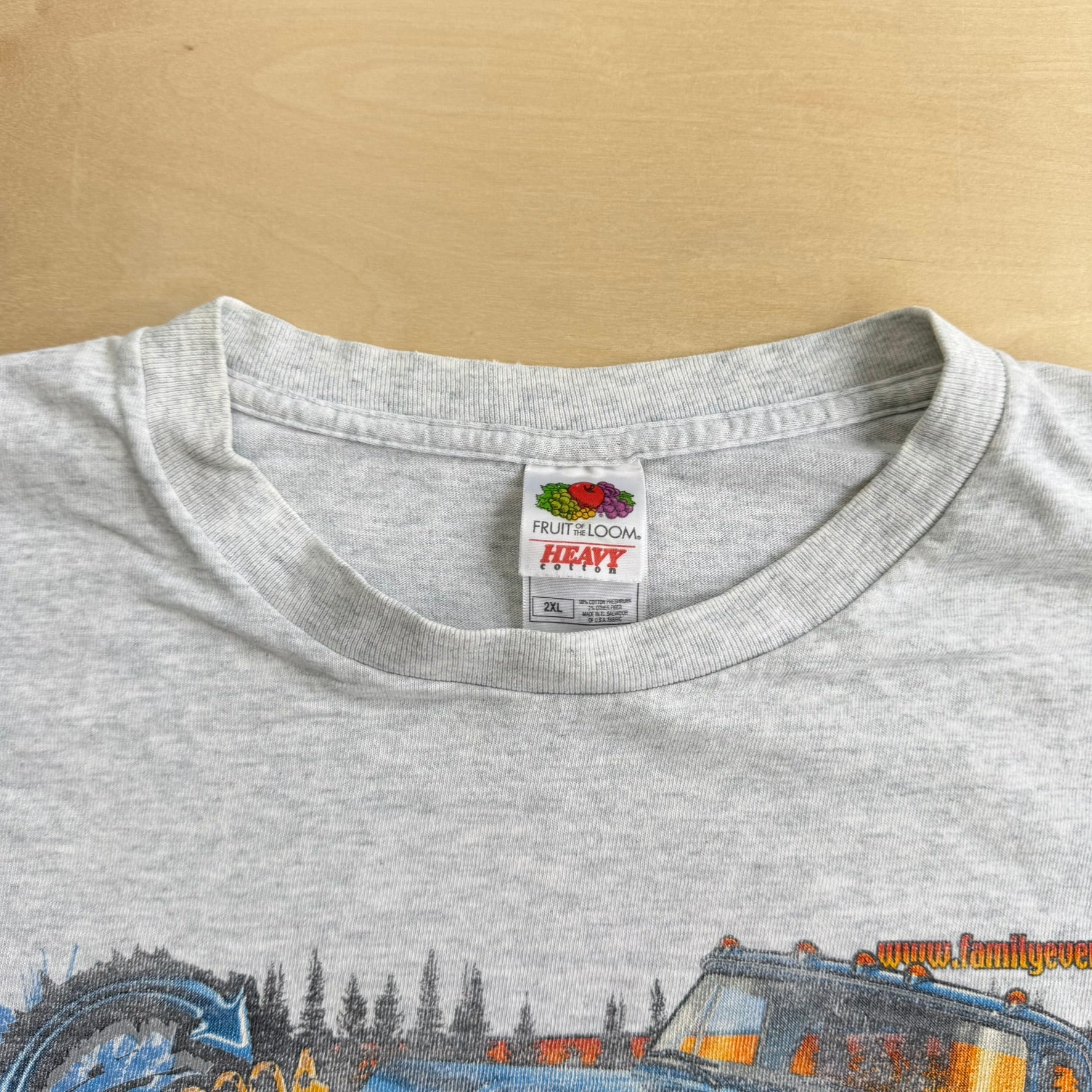 J- Vintage '04 4 Wheels Jamboree Nationals Trucks Graphic Tee - 2XL
