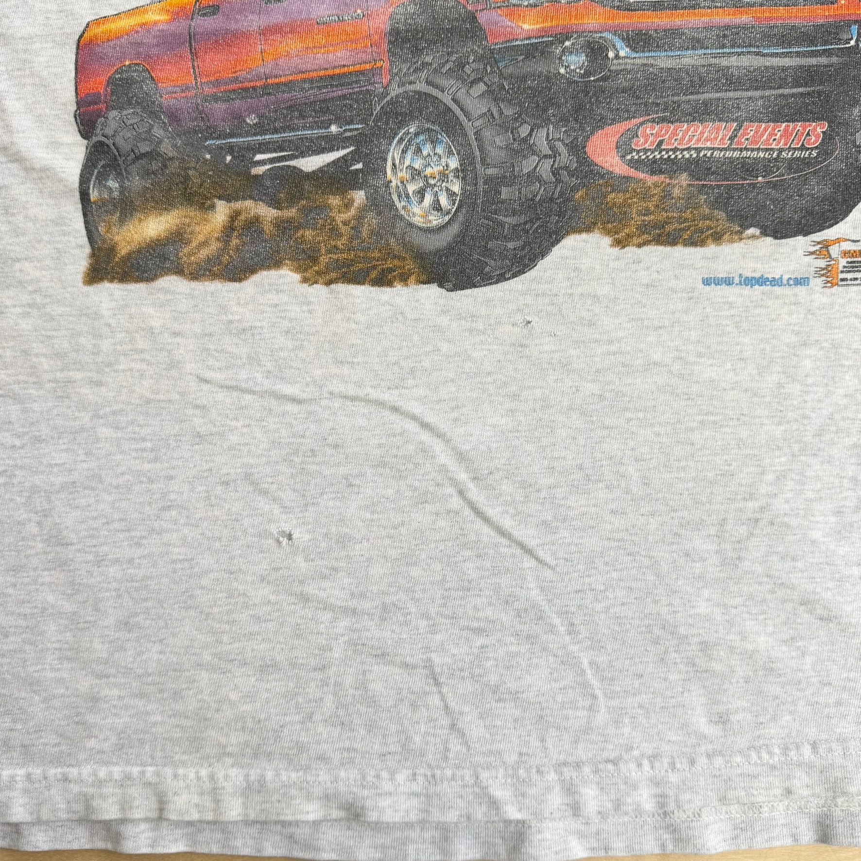 J- Vintage '04 4 Wheels Jamboree Nationals Trucks Graphic Tee - 2XL