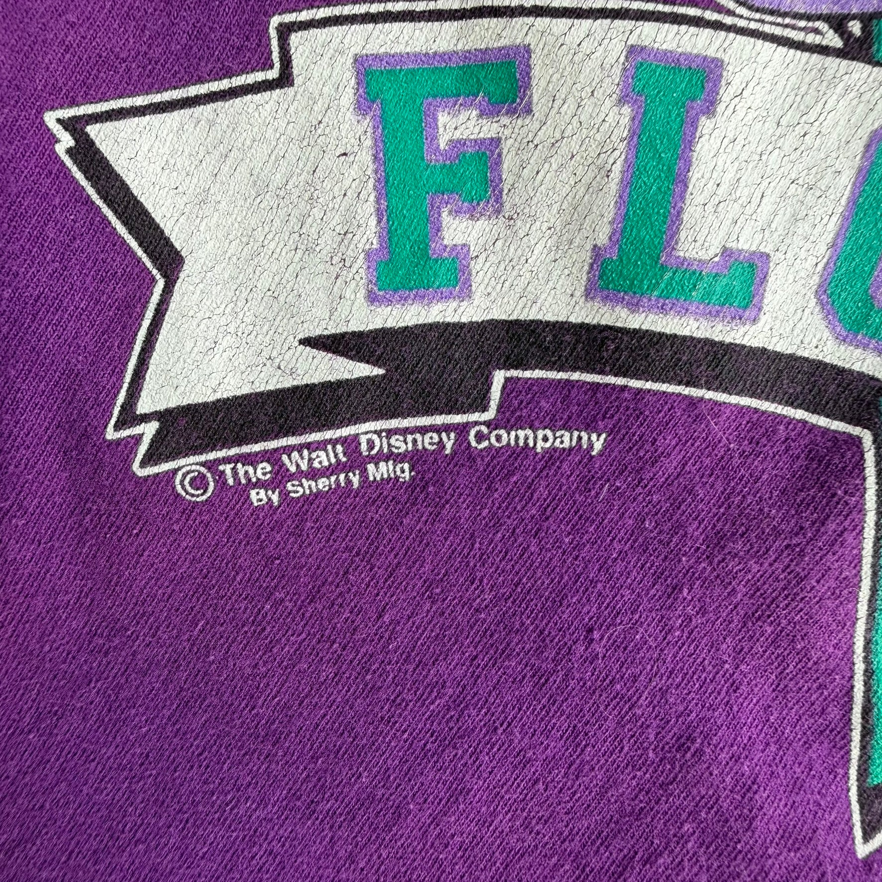 Vintage Disney Mickey Florida Graphic Made In USA Single Stitch Tee - L