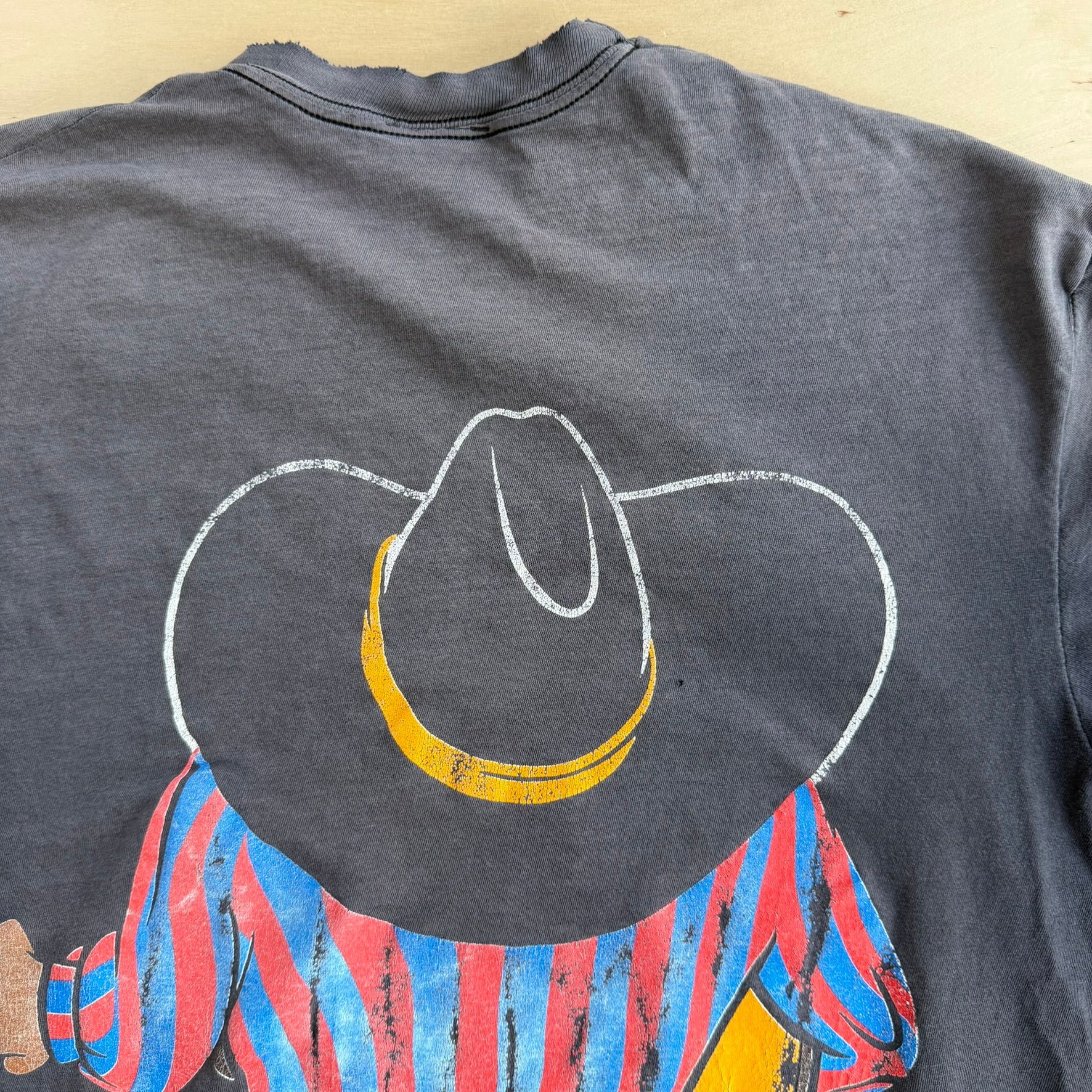 Vintage '93 Looney Tunes Taz Devil Country Singer Graphic Made In Canada Single Stitch Tee - L