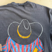 Vintage '93 Looney Tunes Taz Devil Country Singer Graphic Made In Canada Single Stitch Tee - L
