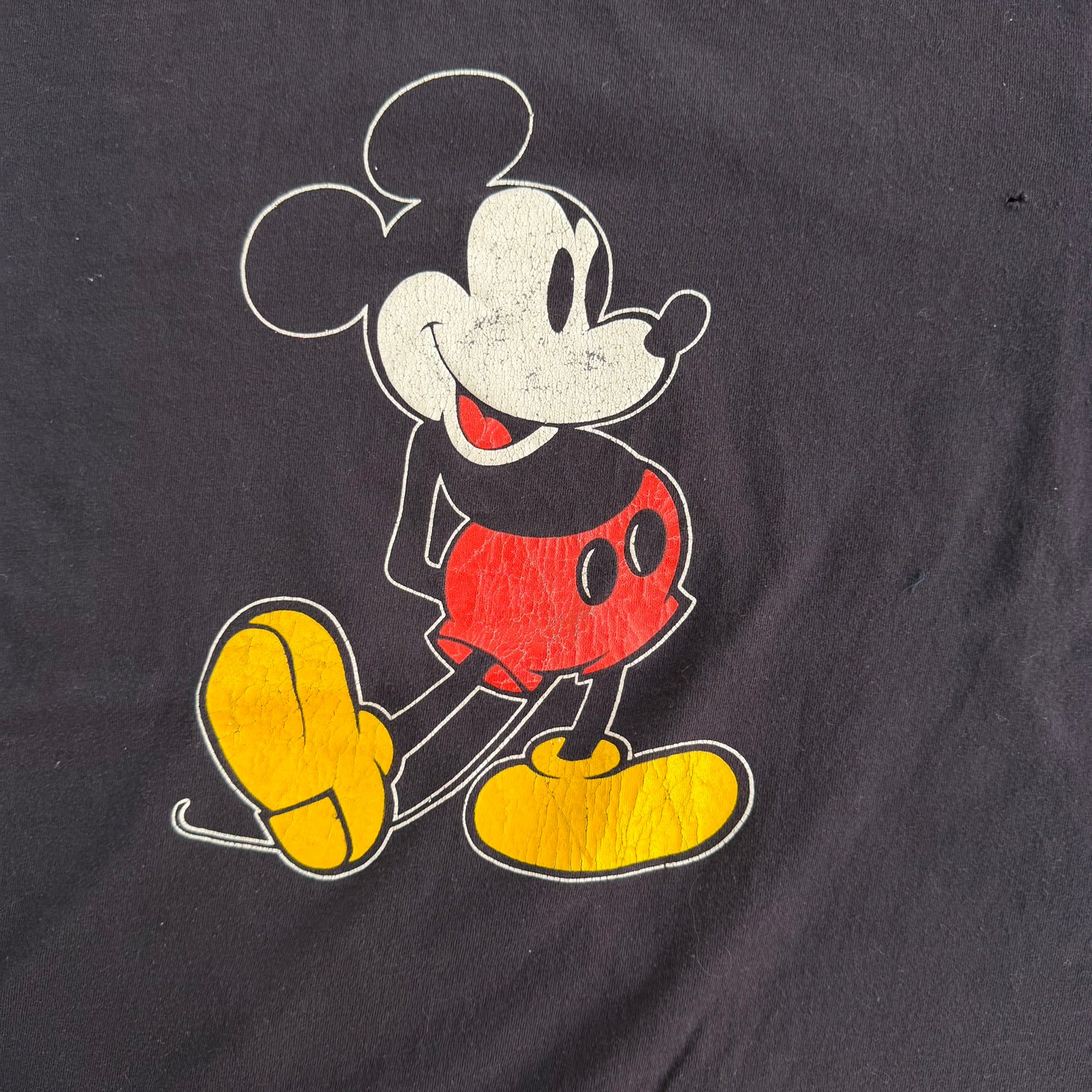 Vintage Disney Mickey Mouse Graphic Made In USA Single Stitch Tee - L