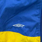 J- Vintage Umbro Yellow/Blue Zip Up Lightweight Jacket  - M