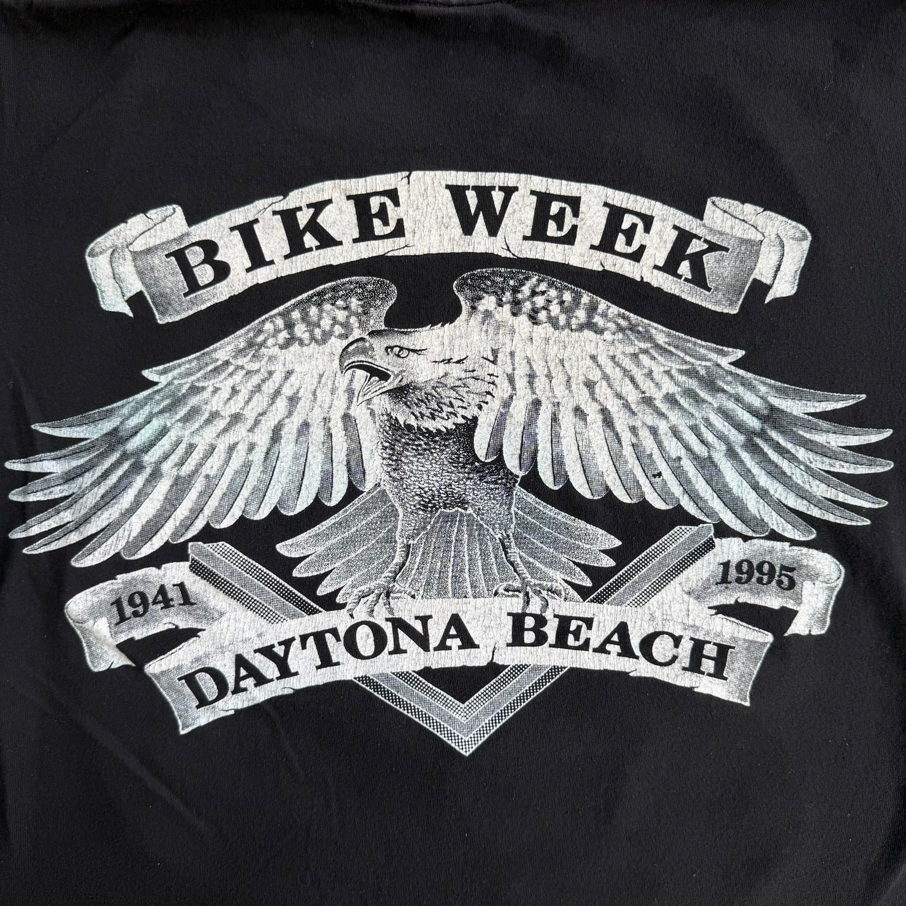 Vintage '95 Daytona Bike Week Graphic Single Stitch Tee - L