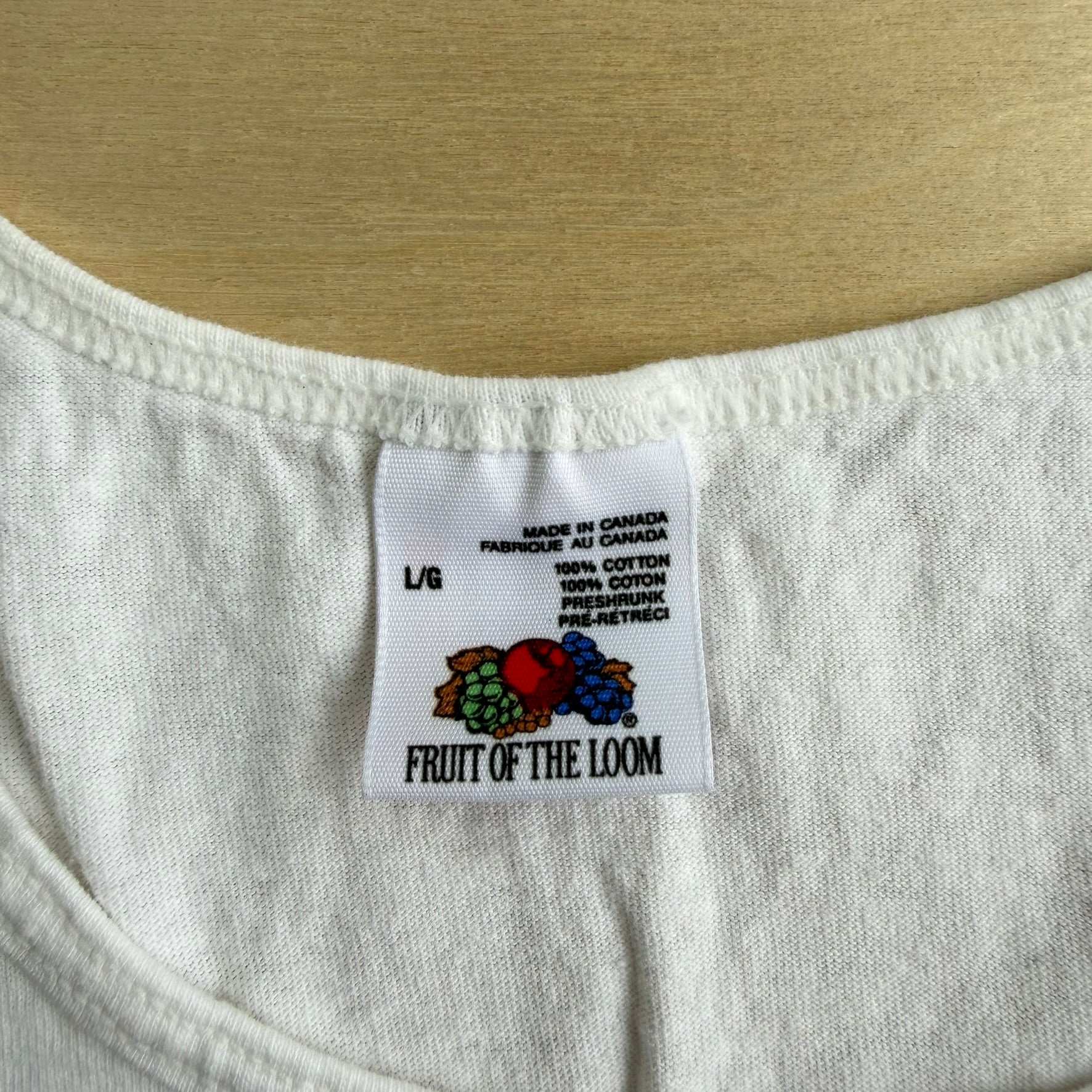 J- Vintage '90 International Softball Congress World Tournament Victoria BC Graphic Single Stitch Tank Top - L