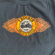Vintage '05 Laconia Bike Week Rally & Races Graphic Made In USA Tee - L