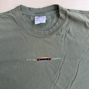 J- Vintage 90s Nike Embroidered Text Graphic Long Sleeve Tee - XL