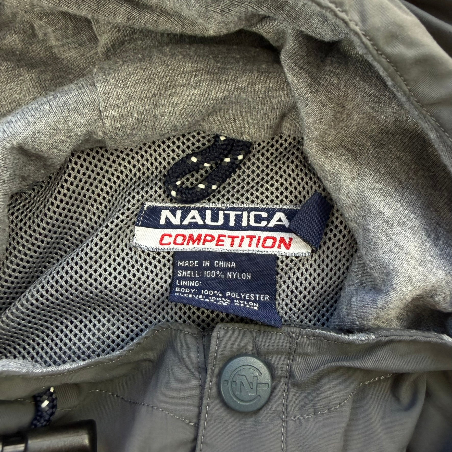 J- Vintage Nautica Competition Pull Over Anorak Jacket  - L