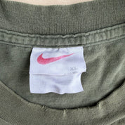 J- Vintage 90s Nike Embroidered Text Graphic Long Sleeve Tee - XL