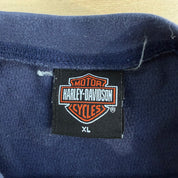 Vintage '06 Harley Davidson Calgary Alberta Graphic Thermal Long Sleeve Tee - XL