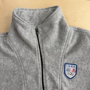 J- Vintage '84 Levi's Team USA Los Angeles Summer Olympic Games Zip Up Polar Fleece - L