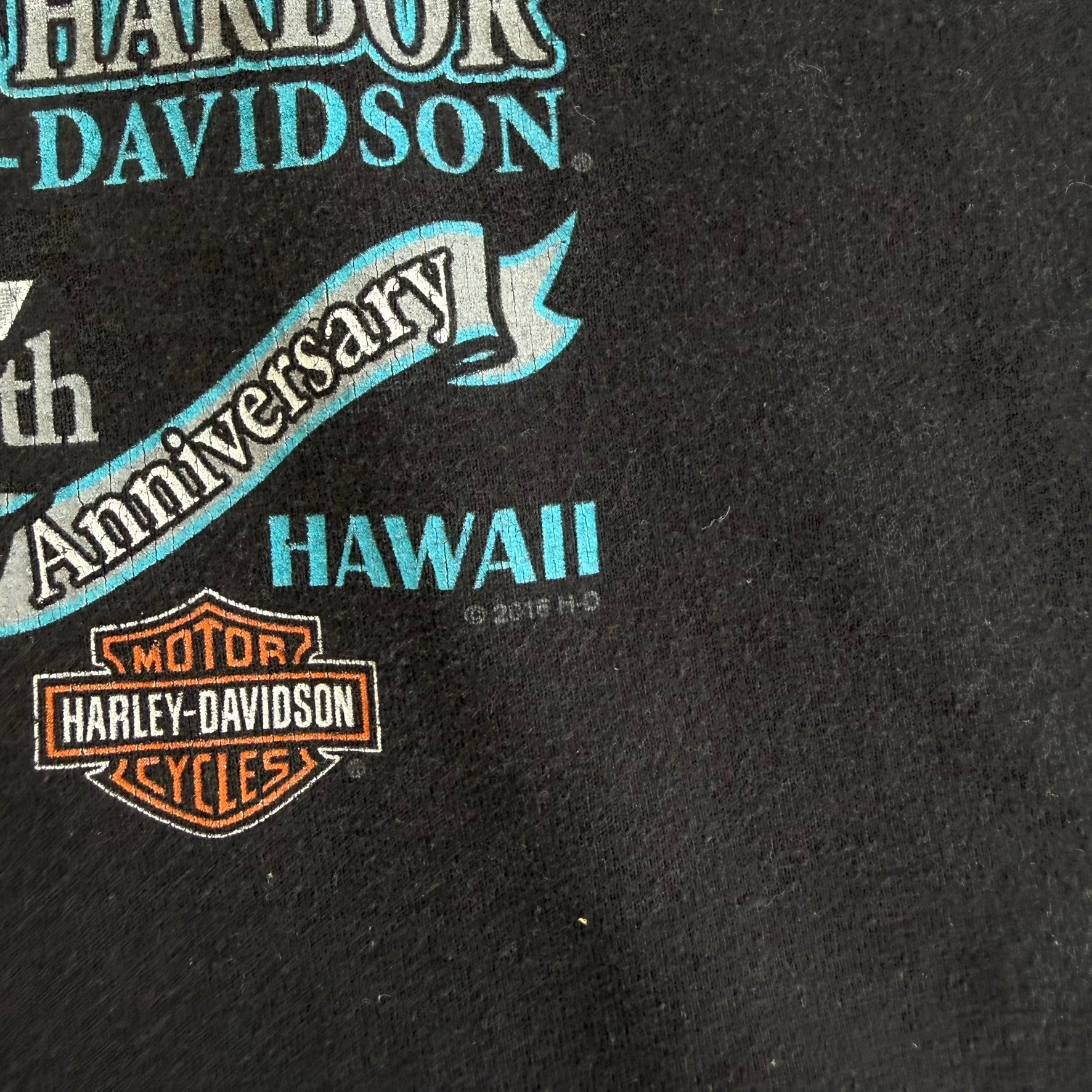J- '16 Harley Davidson 75th Anniversary Pearl Harbor Graphic Tee - 2XL