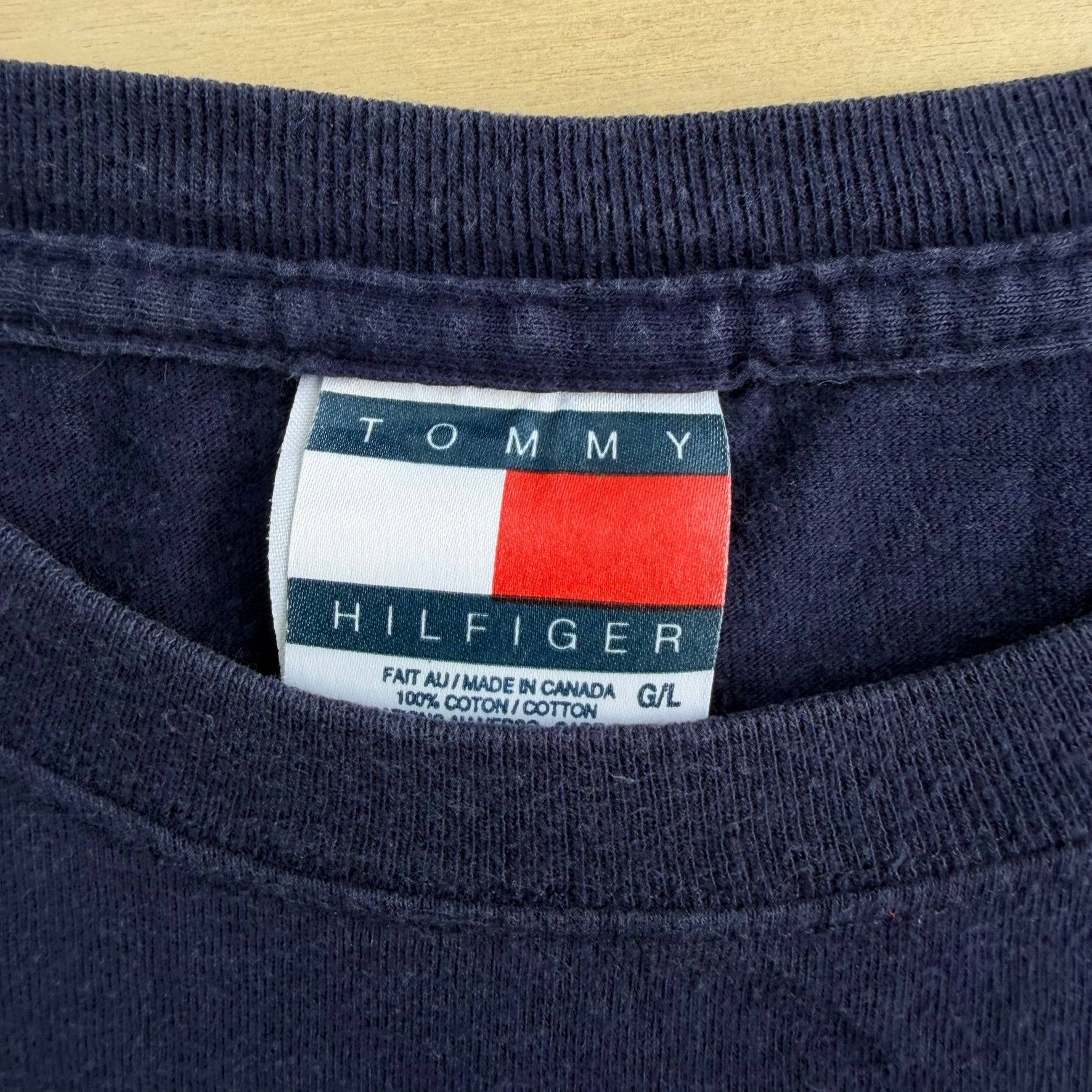 J- Vintage '99 Tommy Hilfiger The Province Snow Show Graphic Long Sleeve Tee - L