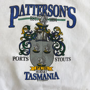 J- Vintage '90 Patterson's Pub Tasmania Graphic Made In USA Crewneck - L
