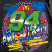 Vintage '95 Nascar Bill Elliot McDonald Racing Team Batman Forever Jumbo Print Made In USA Single Stitch Tee - L