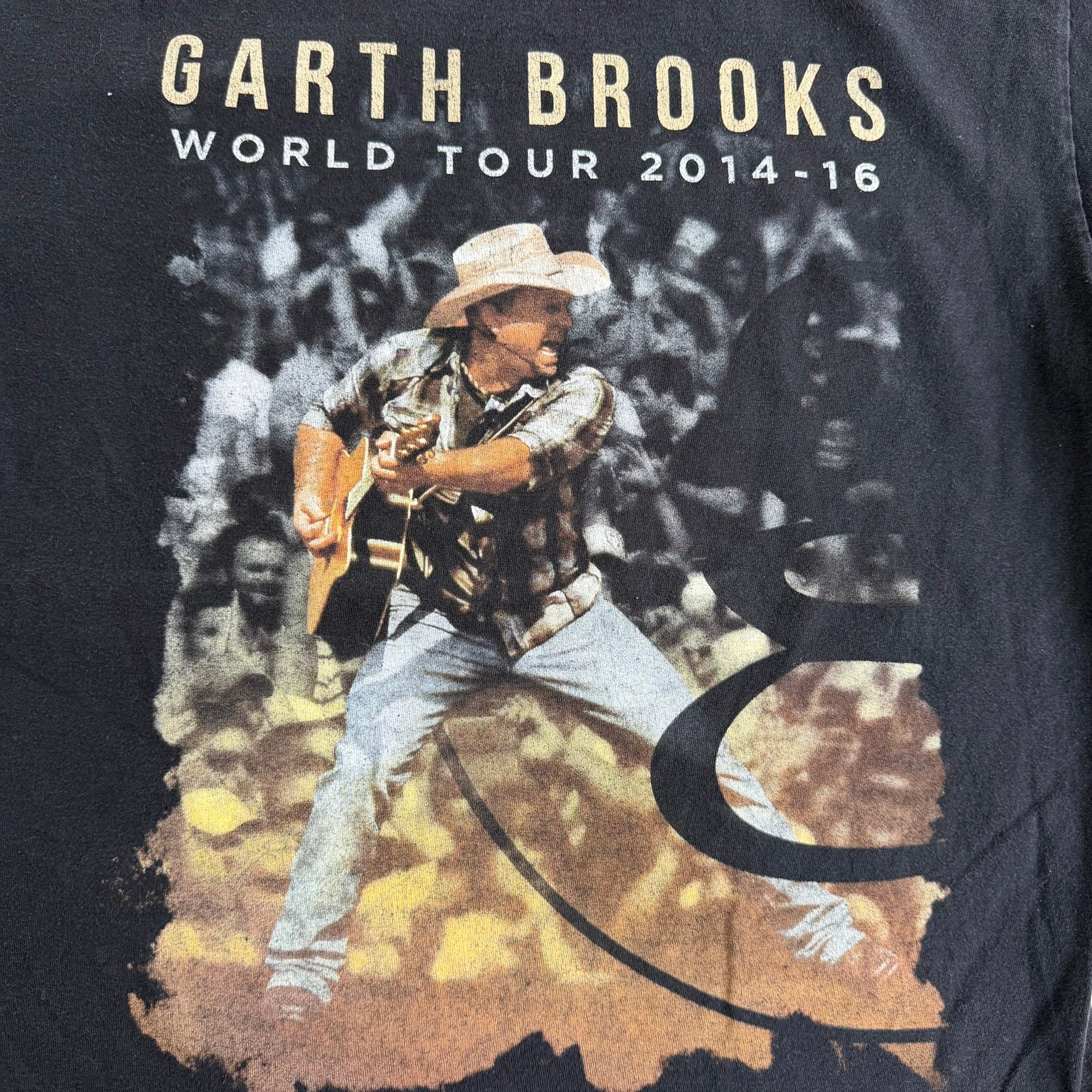 J- '14 Garth Brooks World Tour Picture Tee - M