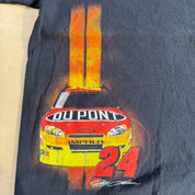 Vintage Nascar Jeff Gordon Car Picture Graphic Tee - L