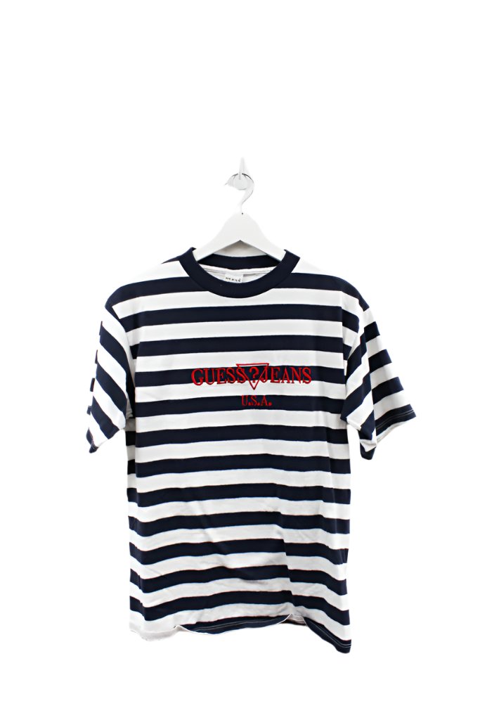 Guess grey striped shirt on sale