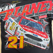 J- Nascar Bryan Blaney Text & Car Graphic Tee - L