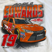 J- Vintage Nascar Carl Edwards Text & Car Graphic Tee - 3XL