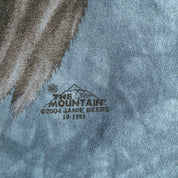 J- Vintage '04 The Mountain Fantasy Women Warrior Graphic Acid Wash Made In USA Tee - L
