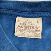 J- Vintage '04 The Mountain Fantasy Women Warrior Graphic Acid Wash Made In USA Tee - L