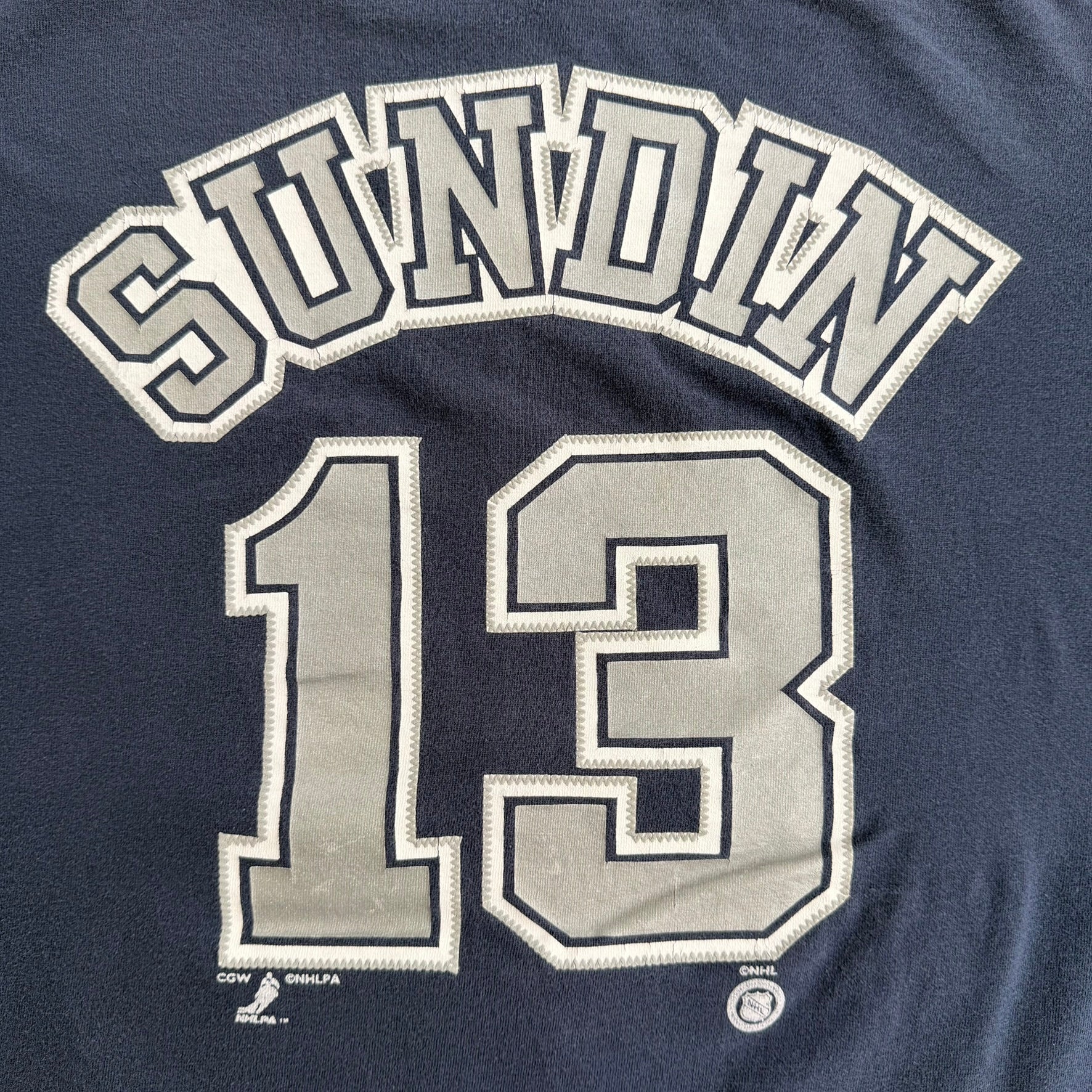 J- Vintage Toronto Maple Leafs Matt Sundin NHL Logo Graphic Tee - M (fit L)