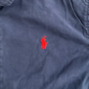 J- Vintage Polo RL Embroidered Logo Zip Up Lightweight Jacket - L