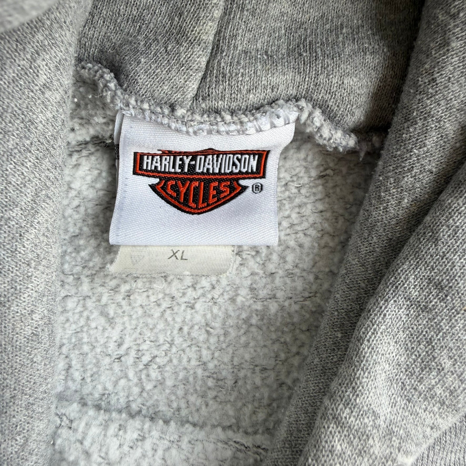 J- Vintage '03 Harley Davidson Auburn California Graphic Hoodie - XL