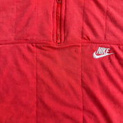 J- Vintage 90s Nike Embroidered Logo Quarter Zip Crewneck - XL