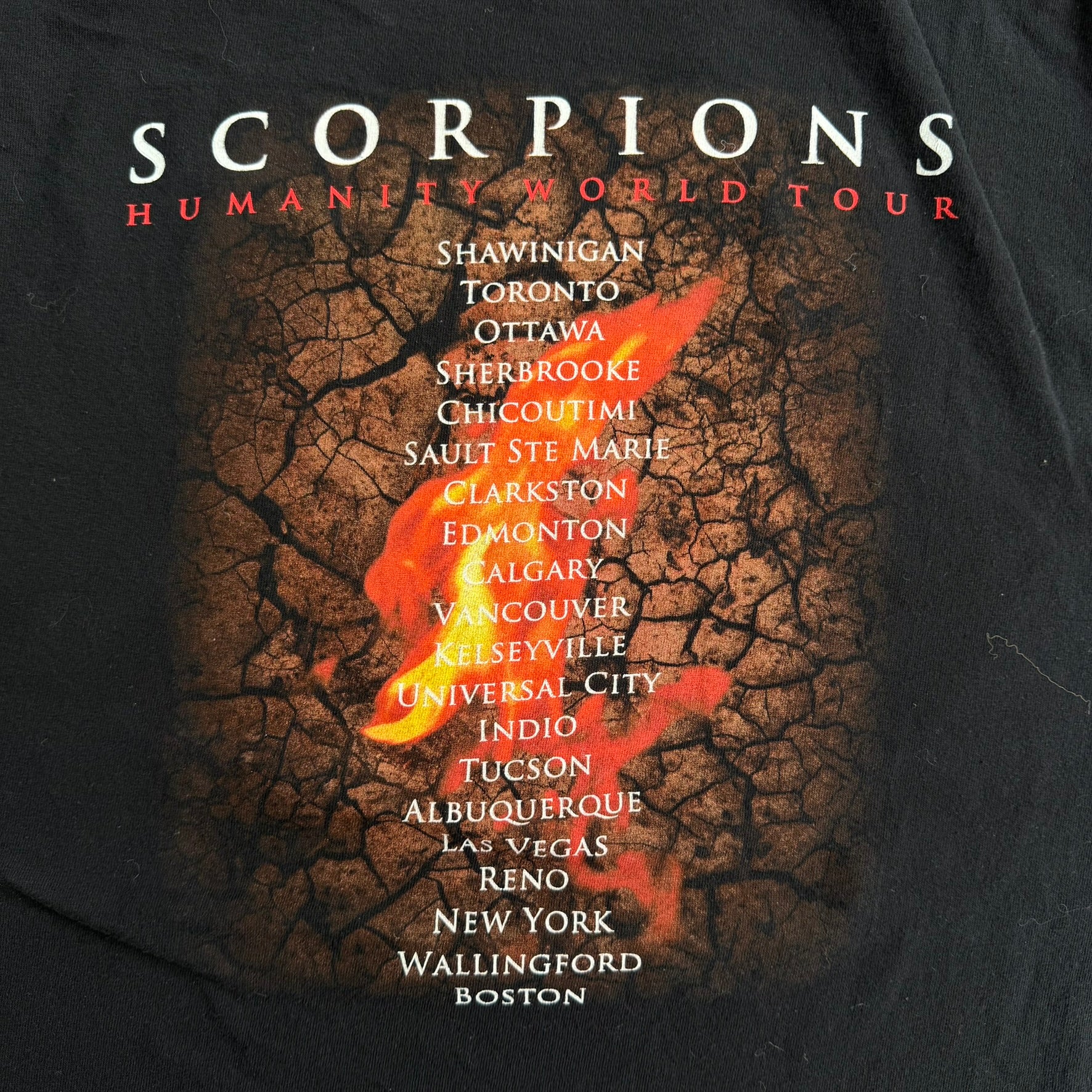 J- Vintage '07 Humanity Hour 1 World Tour Picture Tee - XL