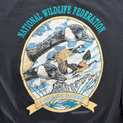 J-  Vintage National Wildlife Federation Canada Geese Graphic Crewneck - L