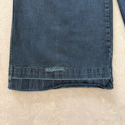 Vintage Elephant Legs Results Black Wide Leg Jeans - 30x31