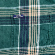 J- Vintage 90s Ralph Lauren Chaps Plaid Flannel Shirt - XL