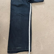 Vintage Elephant Legs Results Black Wide Leg Jeans - 30x31