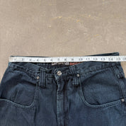 Vintage Elephant Legs Results Black Wide Leg Jeans - 30x31