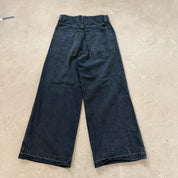 Vintage Elephant Legs Results Black Wide Leg Jeans - 30x31