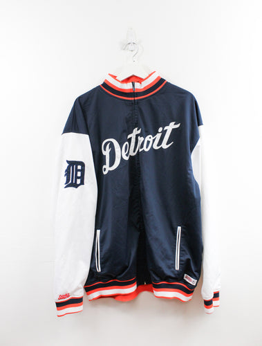 CustomCat Detroit Tigers Vintage MLB Crewneck Sweatshirt Ash / L