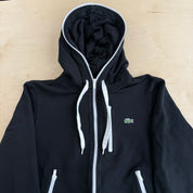 Vintage Lacoste Embroidered Logo Full Zip Up Hoodie- 5 (fits L)