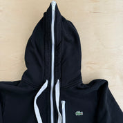 Vintage Lacoste Embroidered Logo Full Zip Up Hoodie- 5 (fits L)