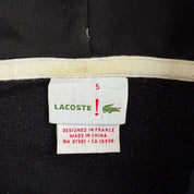 Vintage Lacoste Embroidered Logo Full Zip Up Hoodie- 5 (fits L)