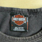 J- Vintage '03 Harley Davidson Saskatoon Saskatchewan Made In USA Single Stitch Tank Top - L