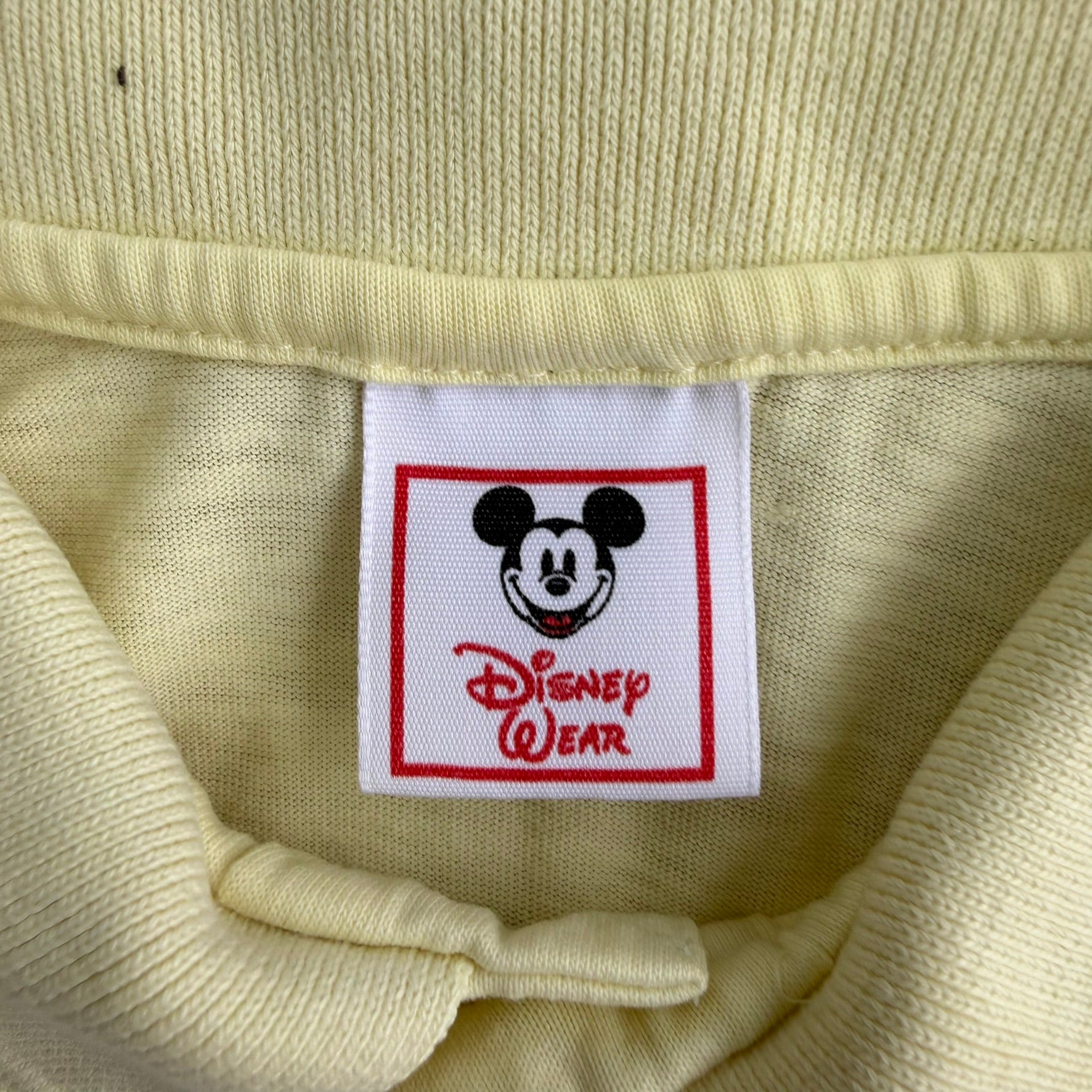 J- Vintage Disney Embroidered Mickey Mouse Made In USA Single Stitch Polo Shirt - XL (fits L)