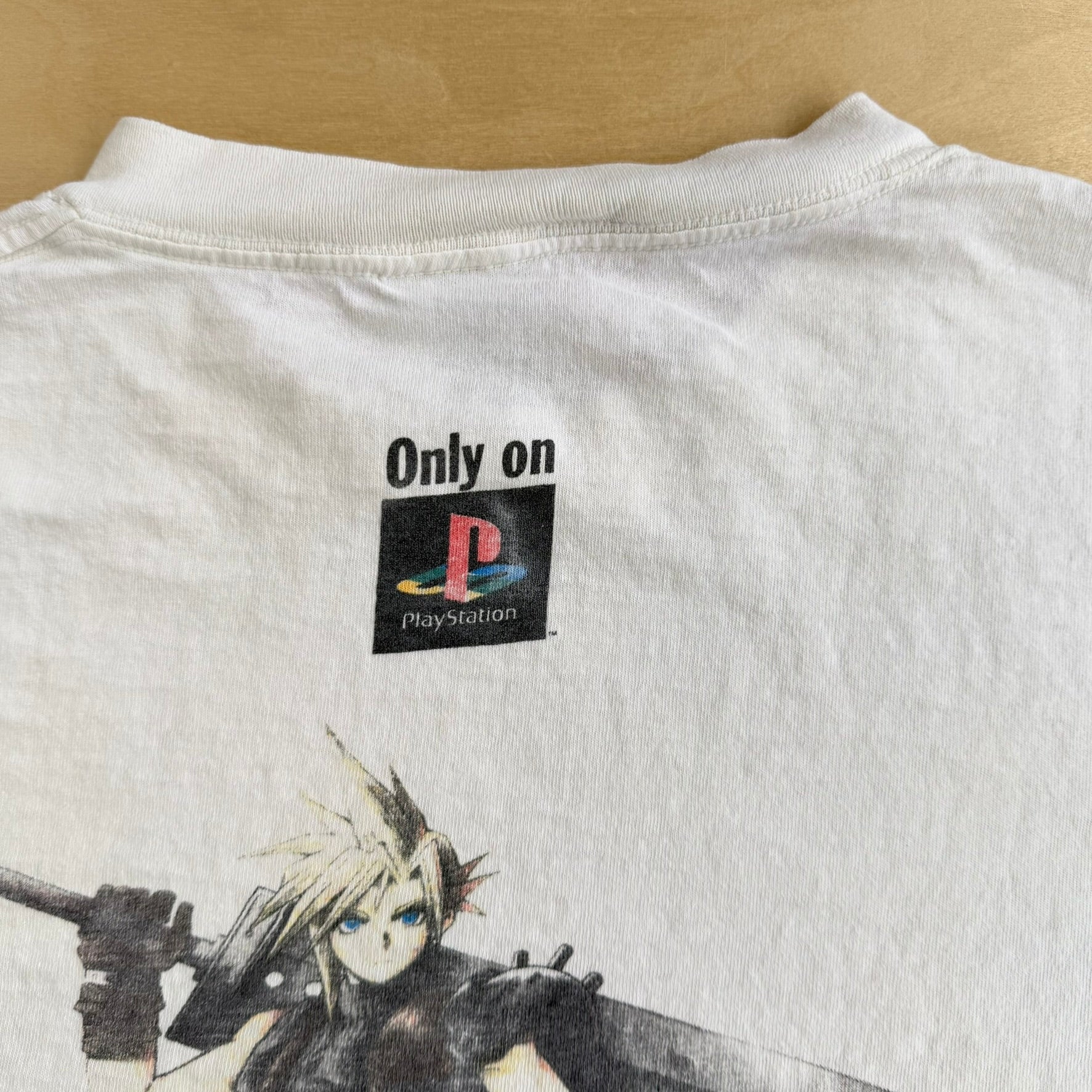 Vintage '97 Final Fantasy VII PlayStation Graphic Promo Single Stitch Tee - XL