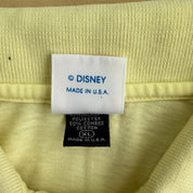 J- Vintage Disney Embroidered Mickey Mouse Made In USA Single Stitch Polo Shirt - XL (fits L)