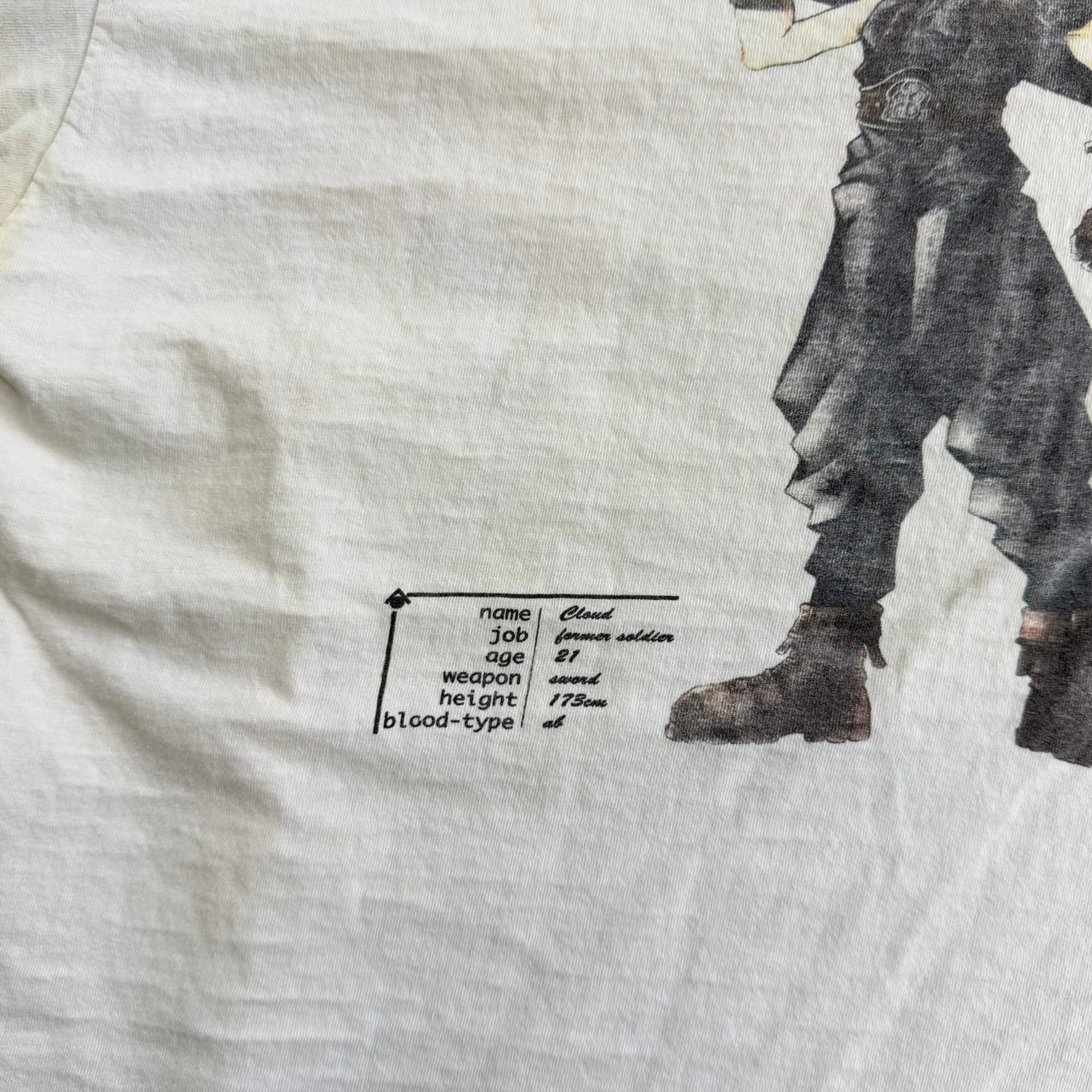 Vintage '97 Final Fantasy VII PlayStation Graphic Promo Single Stitch Tee - XL