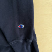 J- Vintage Champion Reverse Weave Embroidered Logo Crewneck- XL