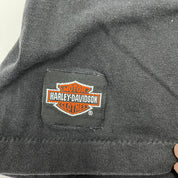 F- Vintage 1990 3D Emblem Harley Davidson Logo Single Stitch Tee