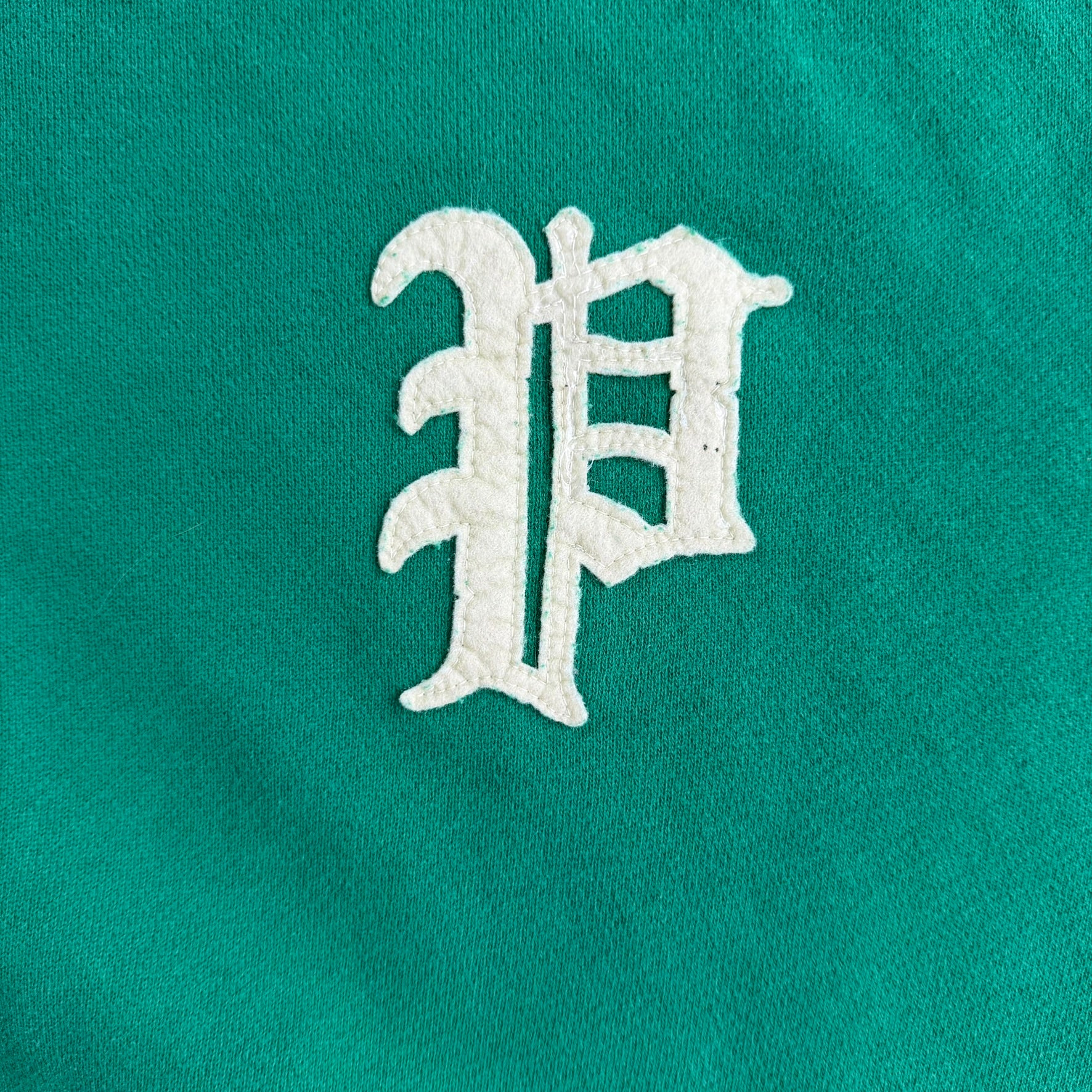 J- Vintage Polo RL Gothic Text Half Zip Hoodie - 3XL Big